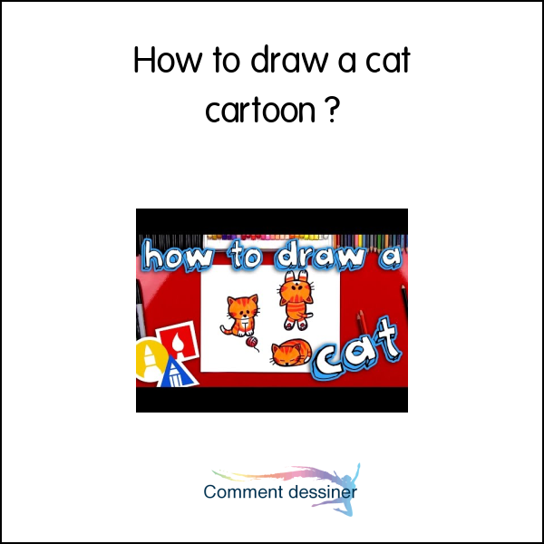 How to draw a cat cartoon